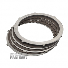 Friction and steel plate kit OVERDRIVE Clutch FORD 4R100  [3 friction plates, total thickness of the set 20.25 mm]