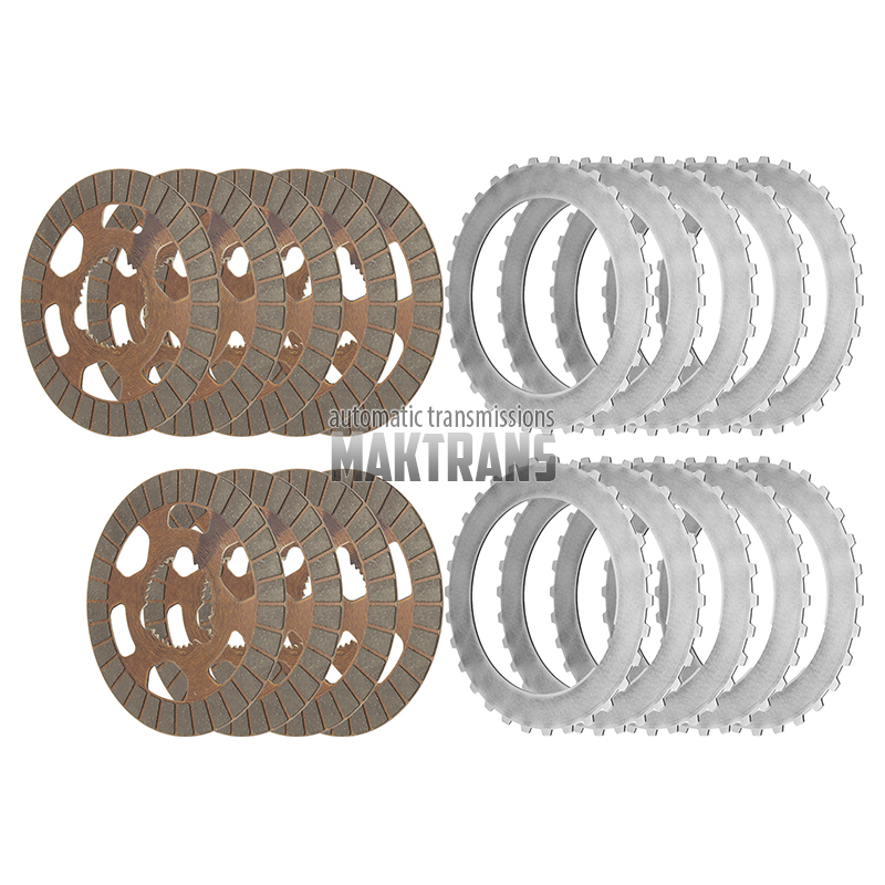 Transfer case friction and steel plate kit ATC13-1 SP03568 [total kit thickness 28.85 mm, 9 friction plates, 10 steel plates] - Genuine USED