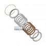 Friction and steel plate kit FORWARD Clutch FORD 4R100 [4 friction plates, total plate set thickness 27.95 mm]