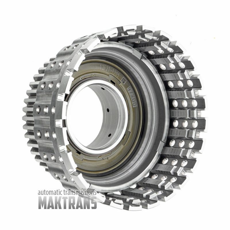 Direct Clutch drum with plates RE5R05A JR507E JR509E 3150090X0B [5 friction plates, total kit thickness 24.85 mm]