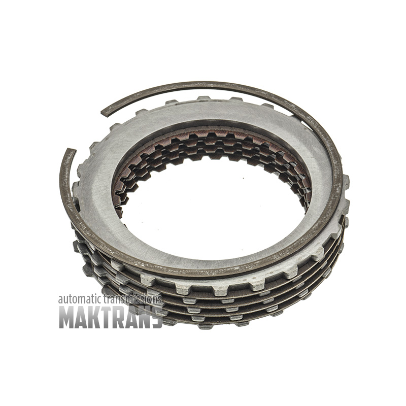 Drum with plates Hi/Low Reverse Brake RE5R05A JR507E JR509E 3151590X00 [drum height 66.50 mm, 4 friction plates, total thickness of the set 20.35 mm]
