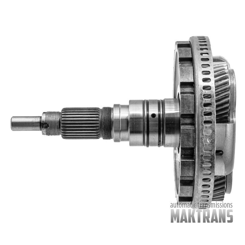 Output shaft [total shaft height 235 mm] and planetary No.4 [3 satellites, 31 teeth per satellite (Ø 62.75 mm)] FORD 10R80 / GM 10L90 JR3P-7A048-NB