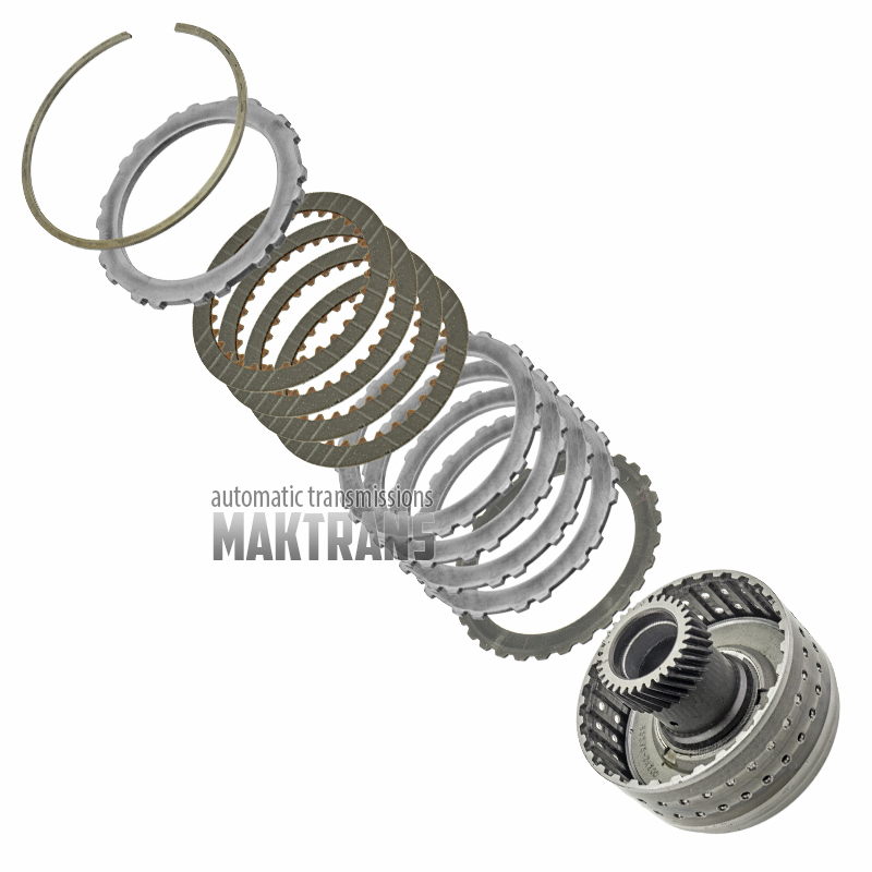 Drum Direct Clutch Hyundai / KIA A5GF1 4555039502 455503A200 4556139520 455613A200 [32 teeth (out.Ø 49.40 mm), Direct Clutch 4 friction plates