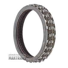 Friction and steel plate kit LOW / REVERSE Clutch FORD 6R140 [total thickness of the set 21.30 mm, 5 friction plates]