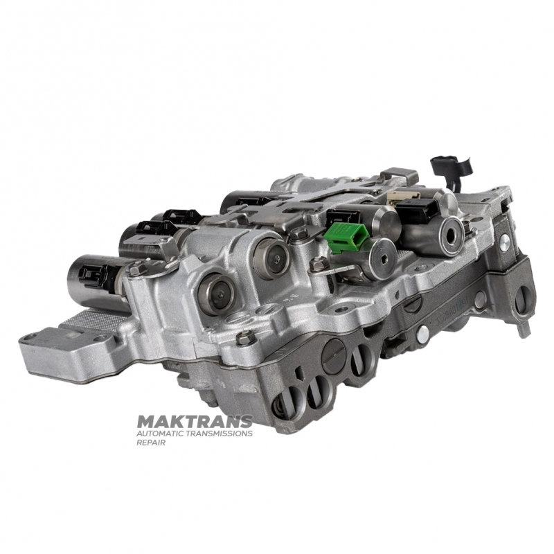 Valve body complete with solenoids (removed from new transmissions) TF-80SC Gen2 GM (Opel & Saab) / PSA (Citroën & Peugeot) — 733054, 55577385, 9807295280, 2570.J4