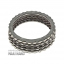 Friction and steel plate kit E Clutch ZF 4HP16 [4 friction plates, total thickness of the set]