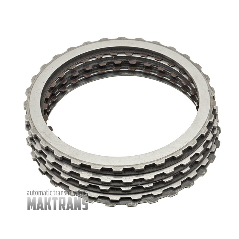 Friction and steel plate kit B Clutch ZF 4HP16 [3 friction plates, total thickness of the set 15.75 mm]