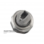 JATCO JF016E JF017E hydraulic unit pressure sensor — (gray connector, 3 pins, total sensor length 43.55 mm)
