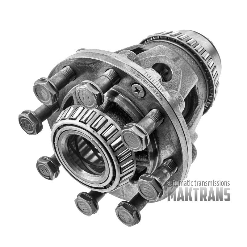 Differential housing [4WD] Hyundai \ KIA A6MF1 A6MF2 [TH 169 mm, OD 138 mm, 8 bolts, 44 splines] - SALE (spline wear 35-45%)