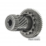 Differential drive gear Hyundai / KIA A6GF1 4572026000 (steel cage bearing, 51T, OD 129mm, without marks / 18T, OD 65.80mm, 2 marks)