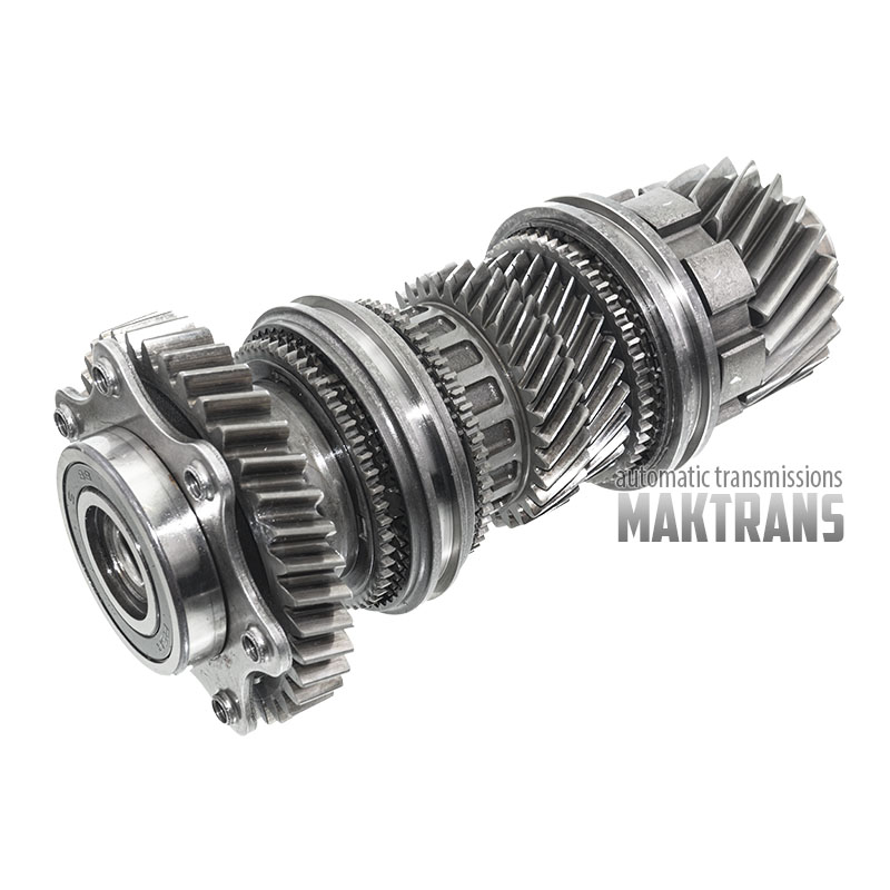 Output shaft №2 GETRAG DCT450 MPS6 [ 21T (OD 85.30 mm), PG 8T, 30T (OD 79.05 mm), 33T (OD 86.25 mm), 38T (OD 123.15 mm)]