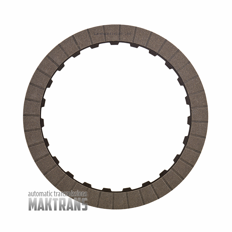 Friction plate 8L90 C5 / 4-5-6-7-8-REVERSE [OD 160 mm, 21T, thickness 1.6 mm]