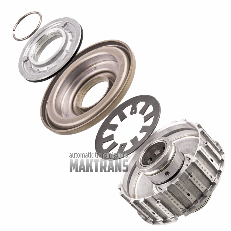Drum (without plate kit) E Clutch ZF 8HP45 09-up 1090417011 1090471017 [53 splines, for 6 friction plates]