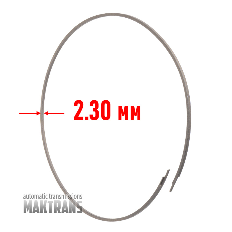 Set of Teflon and plastic split rings JATCO JF017E - 2 Teflon rings (width 2.30 mm), 8 plastic rings