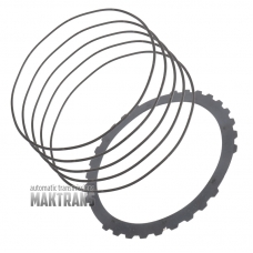 Spring plate kit with spring rings A Clutch ZF 8HP55A 8HP65A 8HP70 [5 spring rings, 1 spring wave plate]