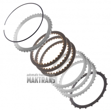 Steel and friction plate set  Reverse Clutch Mercedes-Benz CVT 722.8 [total thickness of the set 16.80 mm, 3 friction plates]
