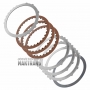 Friction and steel plate kit F Clutch ZF 4HP16 [total thickness of the set 12.60 mm, 3 friction plates]