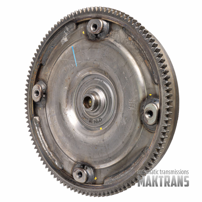 Front cover of torque converter Hyundai / KIA A8MF1 A8LF1 - for torque converters with marking NLD, NLM, KAG (110 teeth on the gear ring)
