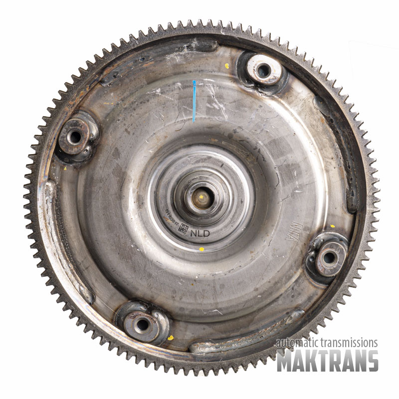 Front cover of torque converter Hyundai / KIA A8MF1 A8LF1 - for torque converters with marking NLD, NLM, KAG (110 teeth on the gear ring)