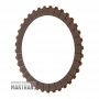 Set of steel and friction plates for clutch of Hyundai/KIA A6GF1 A6MF1 torque converter - suitable for torque converters marked NLD, NLM, NTA