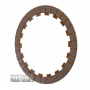 Set of steel and friction plates for clutch of Hyundai/KIA A6GF1 A6MF1 torque converter - suitable for torque converters marked NLD, NLM, NTA