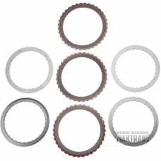 Friction and steel plate kit DIRECT Clutch FORD 8F35 JM5Z-7H095-C [total thickness of the set 19.90 mm, 3 friction discs]