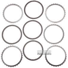 Friction and steel plate kit K2 Clutch 722.6 [total thickness of the kit 23.65 mm, 4 friction plates]