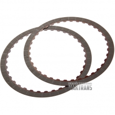 Friction plate kit 3-7 Brake Clutch FORD 8F35 [outer Ø 218.45 mm, 36 teeth, thickness, 2 plates in the kit]