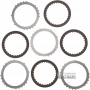 Friction and steel plate kit 2nd Brake HYUNDAI / KIA A5GF1 456243A200