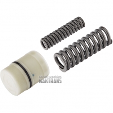 Hydraulic accumulator HYUNDAI / KIA A5GF1 [2 springs (without color marking), white plastic piston]