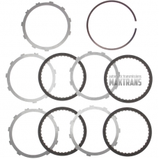 Friction and steel plate kit B2 2nd Brake Aisin Warner AW55-50SN AW55-51SN [4 friction plates] / 93743074 93741583 93743076