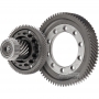 Differential primary gearset Hyundai / KIA A4CF1 A4CF2 / [intermediate shaft 18T (outer Ø 57.10 mm) / 70T (outer Ø 133.50 mm), differential gear 71T (201.85 mm)]