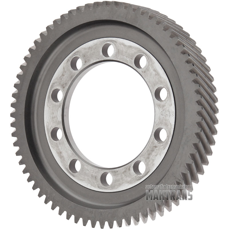 Differential helical gear Hyundai / KIA A4CF1 A4CF2 / [67 teeth, outer Ø 202.50 mm, 1 mark]