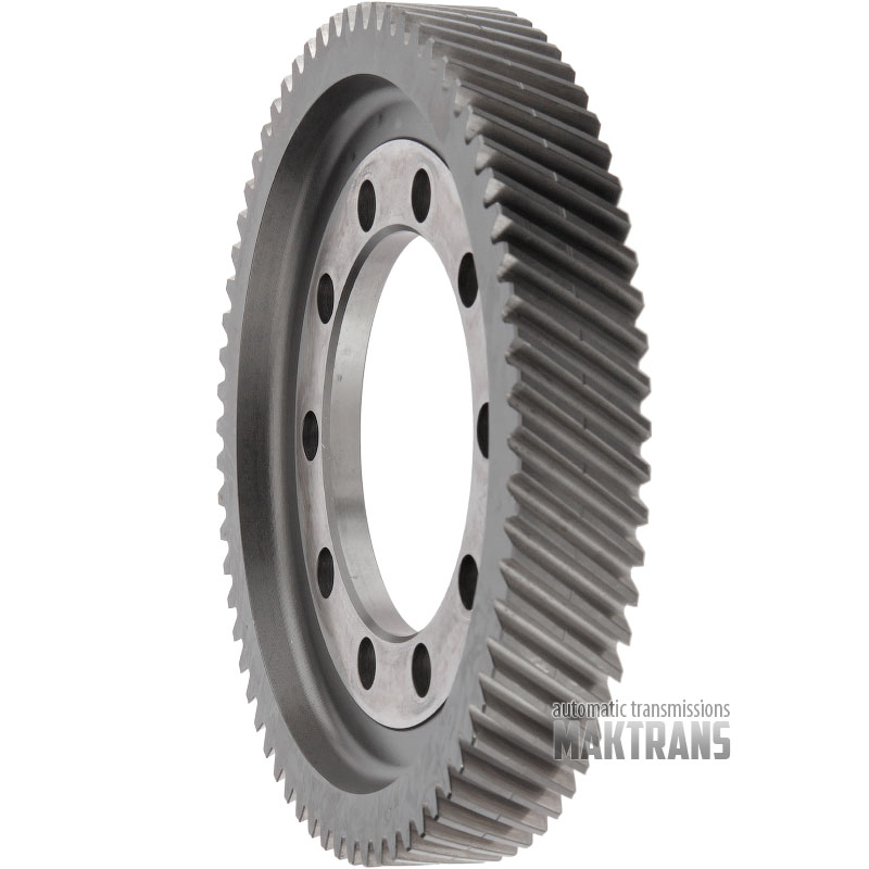 Differential helical gear Hyundai / KIA A4CF1 A4CF2 / [67 teeth, outer Ø 202.50 mm, 1 mark]