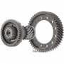 Differential primary gearset TOYOTA UA80 / intermediate shaft 16 (outer Ø 71 mm) / 47 (outer Ø 126.10 mm) teeth, differential gear 51 teeth (outer Ø 202.25 mm)