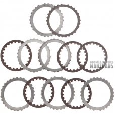 Friction and steel plate kit A Clutch DODGE / CHRYSLER 850RE / [5 friction plates, 5 spring disks]