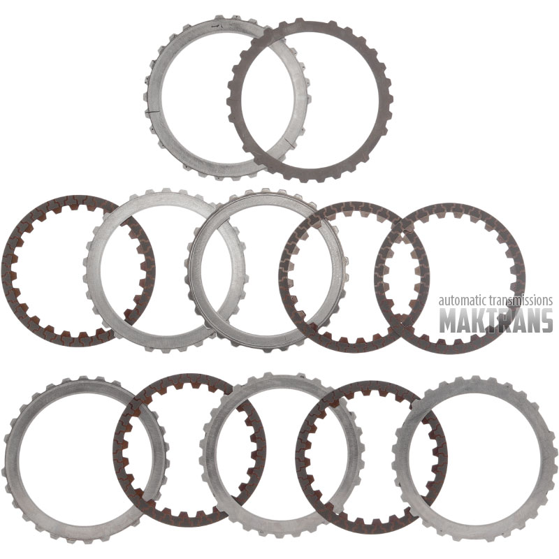 Friction and steel plate kit A Clutch DODGE / CHRYSLER 850RE / [5 friction plates, 5 spring disks]