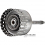Input shaft / drum E Clutch (without disc kit (under 4 friction discs), with pistons) ZF 6HP19 - reconditioned, (total shaft height 297 mm, ring gear 71 teeth)