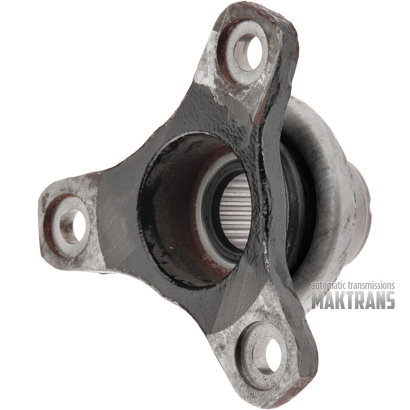 Output Shaft Flange NISSAN RE5R05A / JATCO JR507A [3 mounting holes (inner hole Ø 12.25 mm, distance between hole centers 100 mm)]