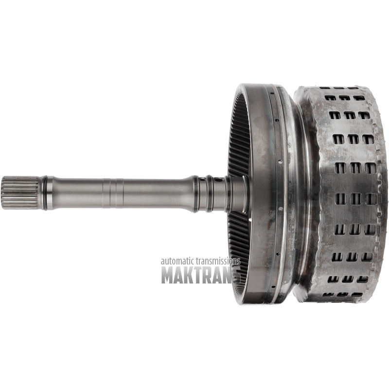 Input shaft / drum K1 Clutch (7 frictions) NISSAN RE5R05A / JATCO JR507A 3154095X0A [total height 279 mm, spline length 27 mm]