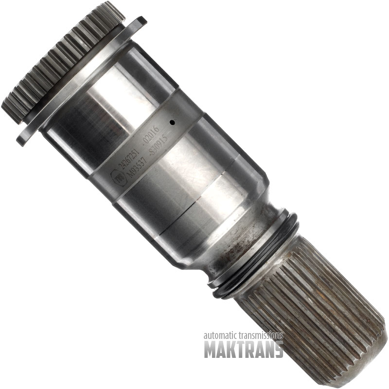 Output shaft GM 8L90 24267251/ [total shaft length 158.50 mm, 32 splines (outer Ø 34.60)]