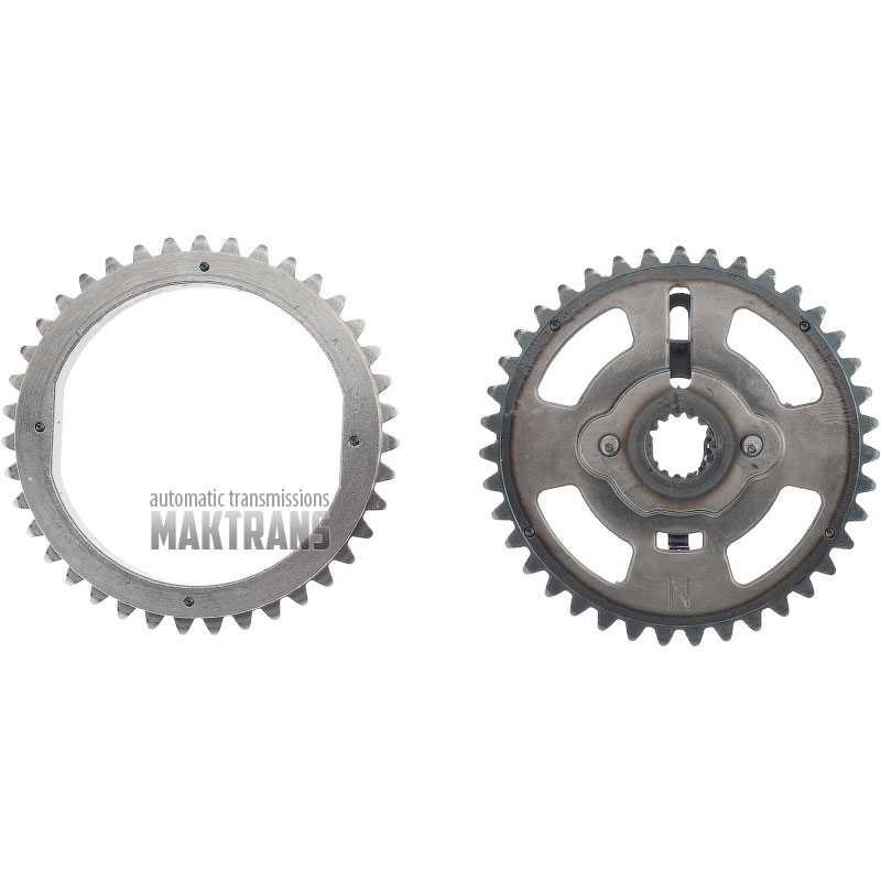 Gear and oil pump drive chain kit GM 8L45 / 24292596 24285833 [pinion gear 39 teeth (ext. Ø 76.75 mm), driven gear 39 teeth (ext. Ø 76.75 mm)
