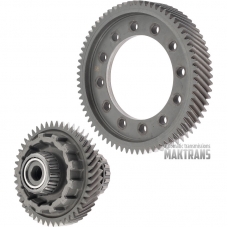 Differential primary gearset TOYOTA U660 / differential gear 69 teeth (outer Ø 222.50 mm), intermediate shaft 17 (outer Ø 61 mm) / 47 (outer Ø 149.30 mm) teeth