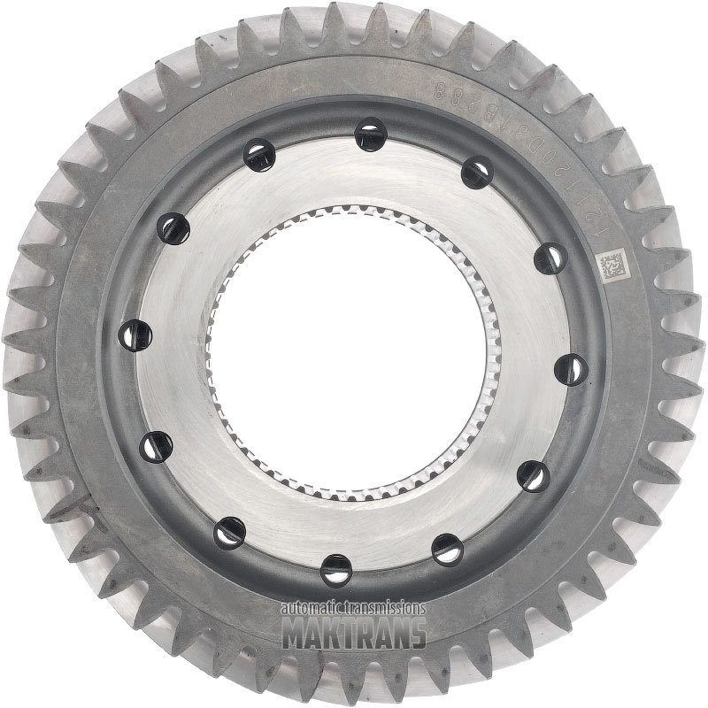Drive gear TRANSFER DRIVE (without hub) A6MF1/2 458113B610 45811-3B610 / [47 teeth, 2 marks, OD 130.65 mm, TH 21.05 mm]