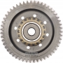 Differential intermediate shaft Hyundai / KIA A6MF2 [GEN2] 457202F000 457222F000 [total height 145 mm, drive gear 18T (2 notches) outer Ø 65.90 mm, driven gear 51T outer Ø 123.40 mm]