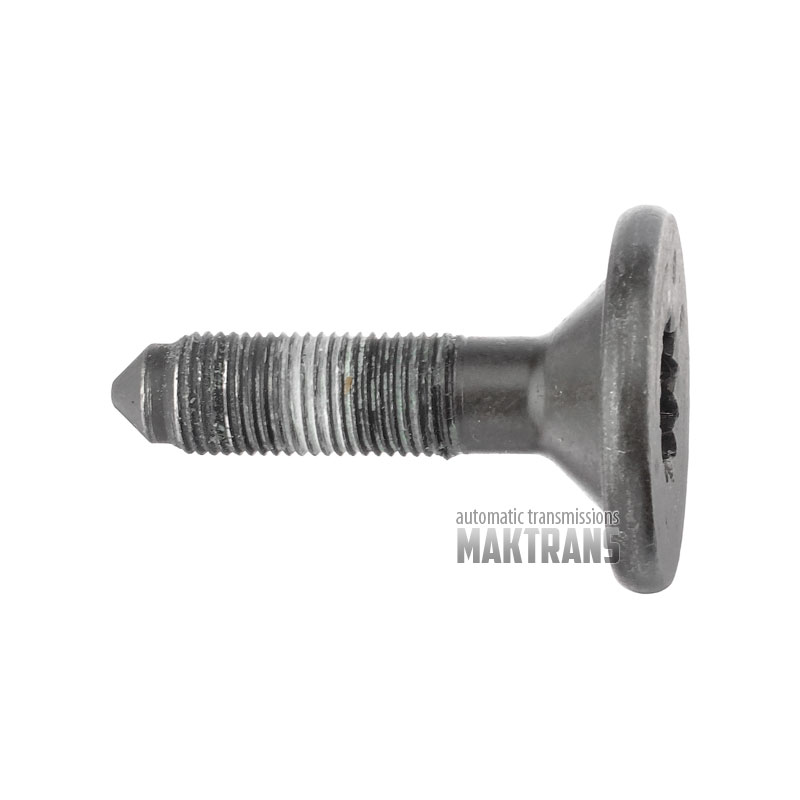 Output shaft No. 1 / No. 2 bolt VAG DSG7 DQ200 0AM [total length 43.90 mm, outer thread Ø 9.80 mm]