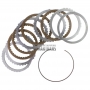 Set of steel and friction discs C1 (1-2-7-8-R) Clucth GM 8L90 / [4 friction discs, total thickness of the set 20.15 mm]