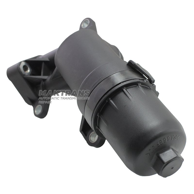 External oil filter assembly (cover with teeth retainers)  VAG DSG DL501 0B5 / 0B5325060C 0B5325240B [HCT, Made in China]
