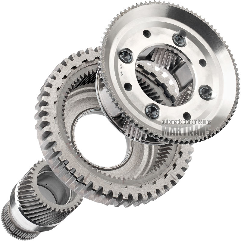 Planetary gear Reaction GM 8L90 / [4 satellites (18 teeth on satellites), sun gear 37 teeth (N.Ø 57.80 mm), ring gear 73 teeth].