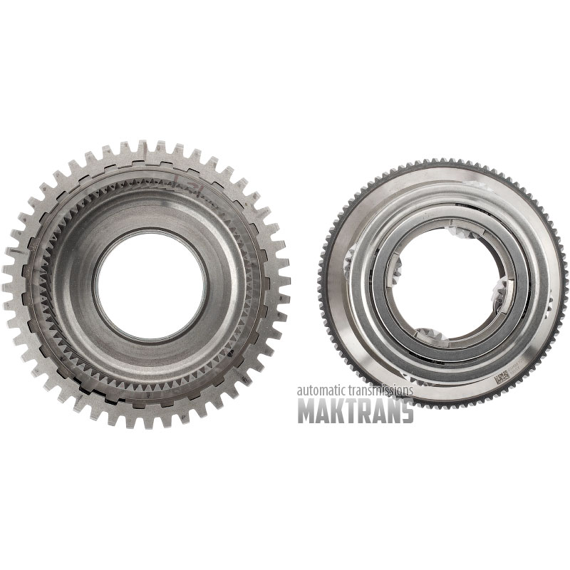 Planetary gear Reaction GM 8L90 / [4 satellites (18 teeth on satellites), sun gear 37 teeth (N.Ø 57.80 mm), ring gear 73 teeth].